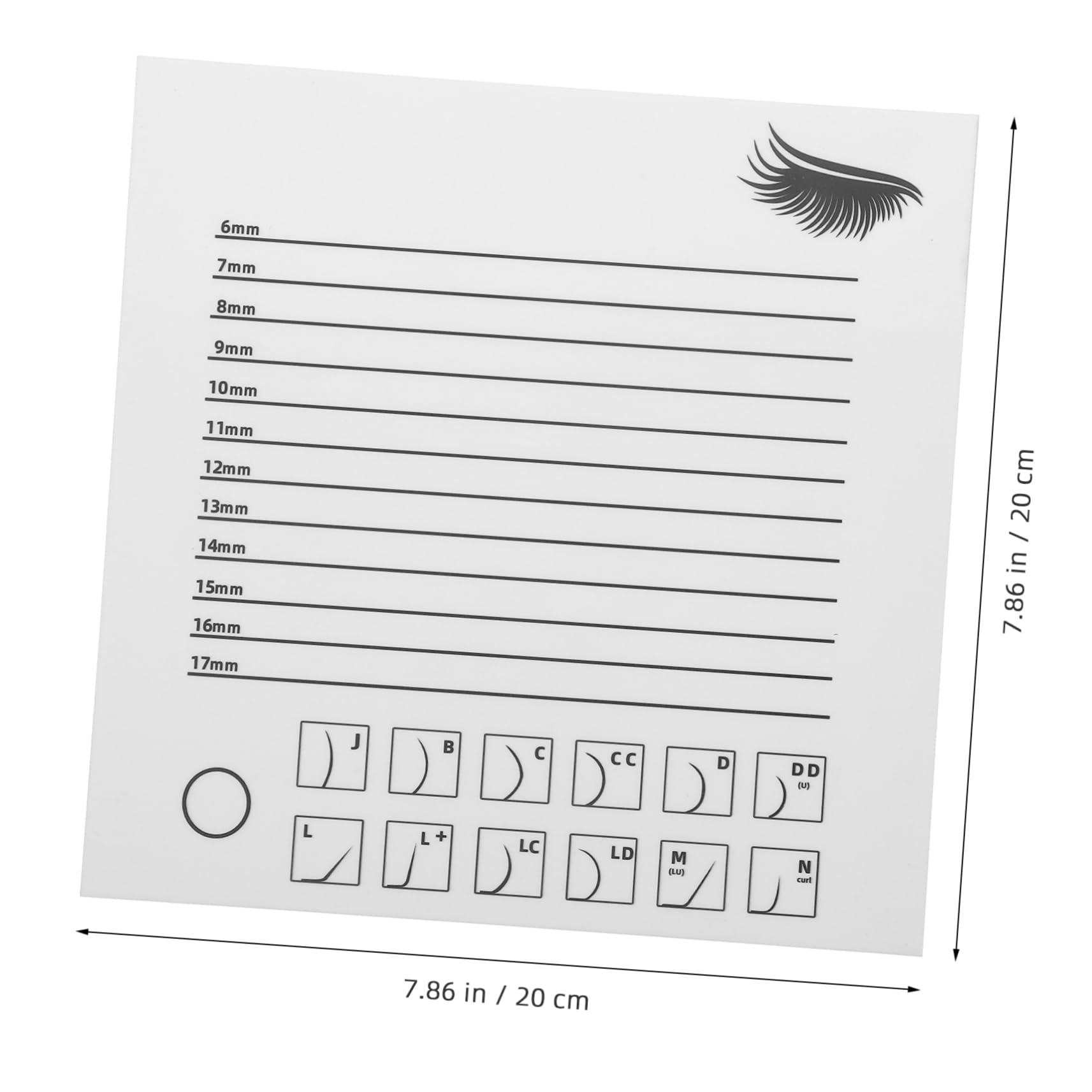 AUTSUPPL AUTSUPPL Crylic Lash Display Board Large Eyelash Tray for Extensions Lash Holder Tray