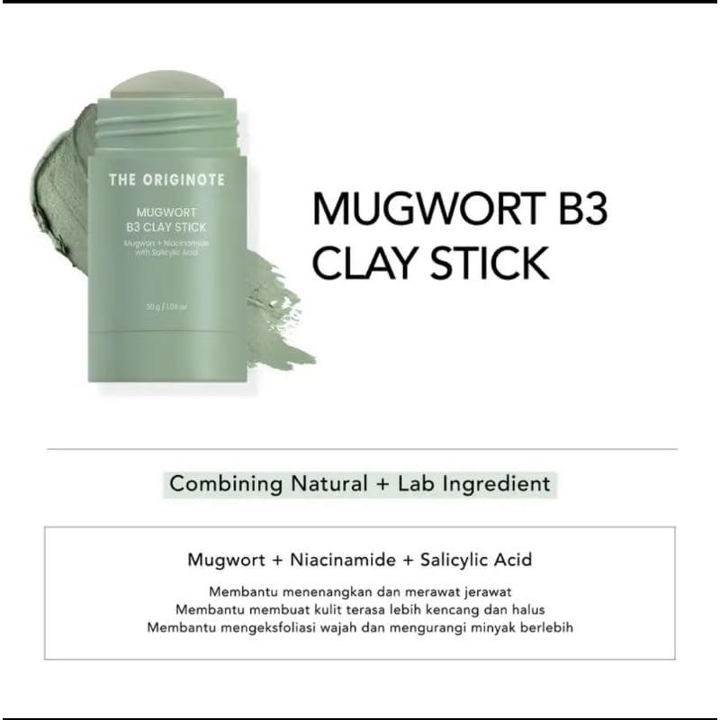 Thailand The Originote Mugwort B3 Clay Stick Mask