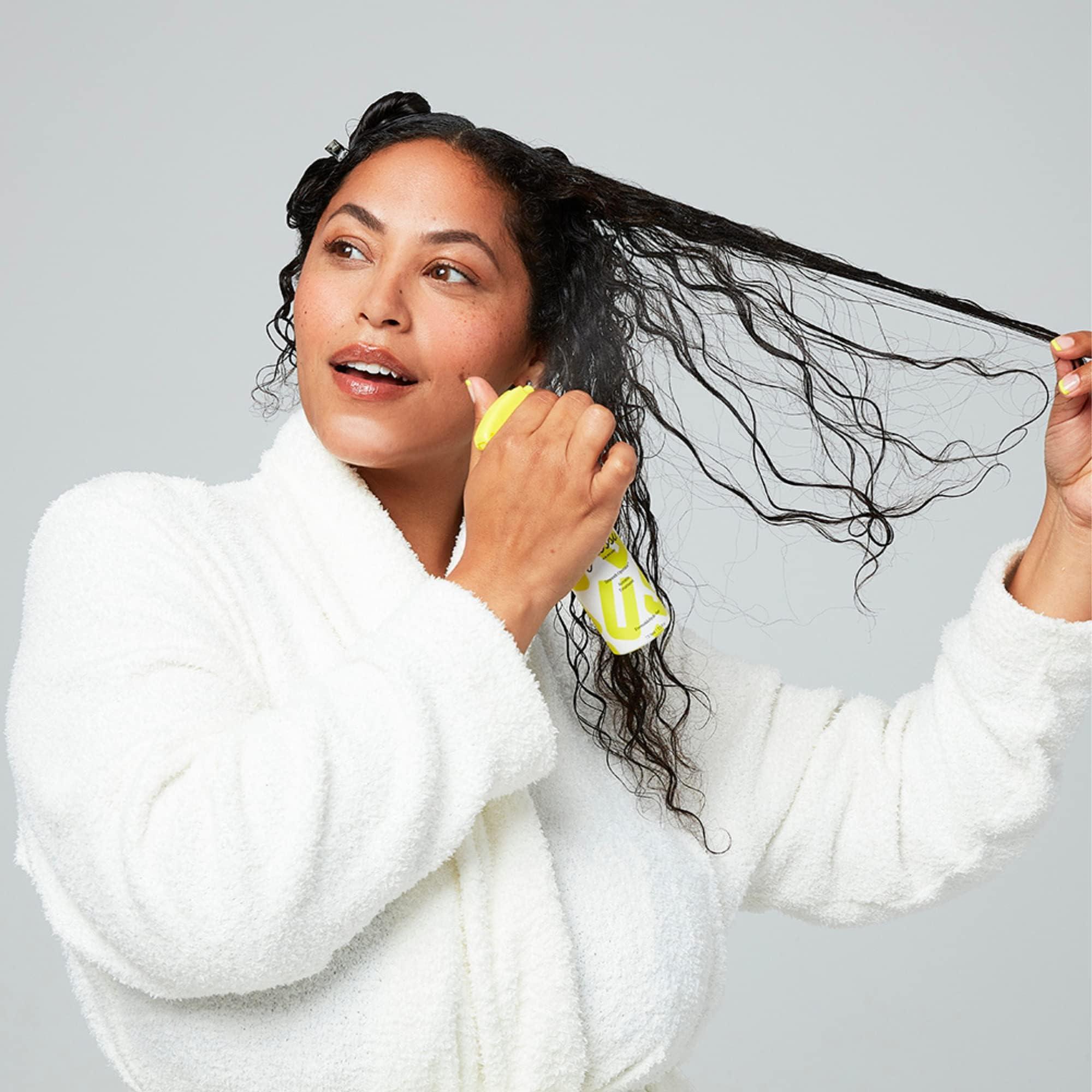 GUSSI HAIRCARE GUSSI HAIRCARE Keratin Treatment Kit - Hair Repair Treatment for Damaged or Frizzy Hair - 2.5 Fl Oz Conditioner - Includes Squeaky Clean Priming Shampoo