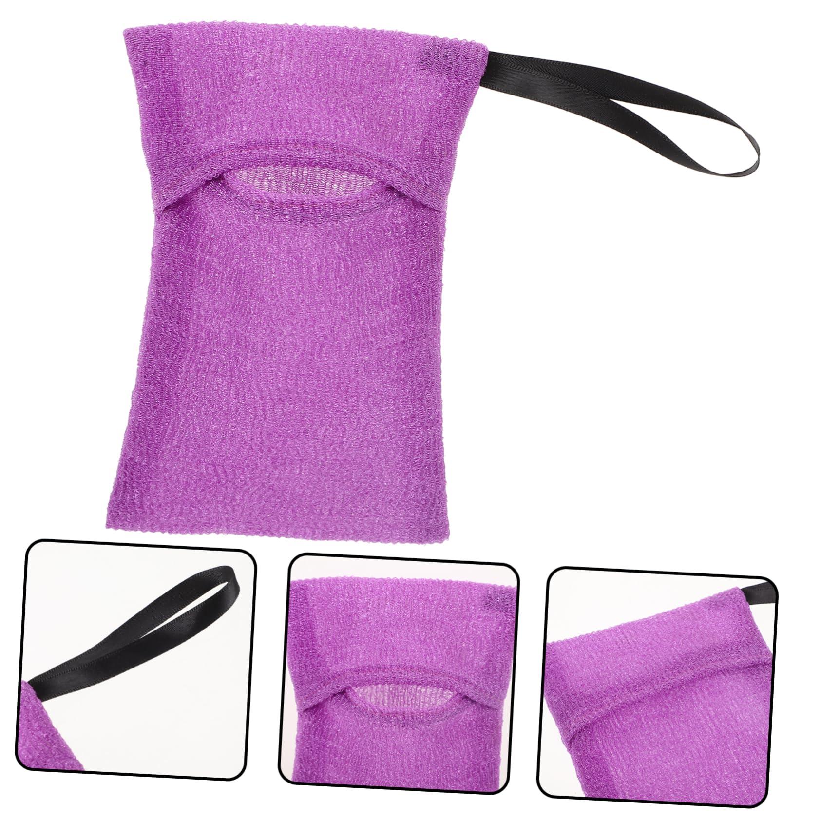 AUTSUPPL AUTSUPPL Travel Soap Holder for Bar Soap Soap Bar Shower Soap Saver Bag Soap Bags for Soap Bars Soap Bags for Bathroom Soap Scrubber Pouch Soap Pouch for Bar Soap Nylon Purple
