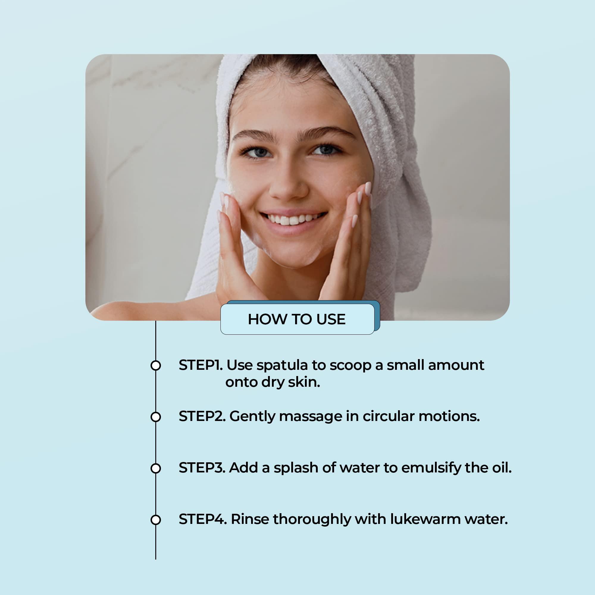 YADAH YADAH Green Tea Cleansing Balm (3.38fl oz) - Makeup Remover, Moisturizing, Residue-Free. Korean Skin Care. Vegan, Hypoallergenic.