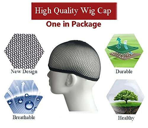 PORT&LOTUS PORT&LOTUS Blonde Wig Long Curly Cosplay Wig With Bangs (Side Part) Wigs for Women Synthetic Body Wave Wigs for White Women with Wig Cap Custume Party Wigs for Black Women 26 inch