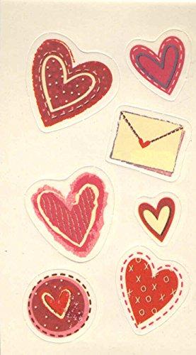 East West Distributing East West Distributing Valentine Temporary Tattoo Book ~ 20 Tattoos (Hearts, Letters of Love)