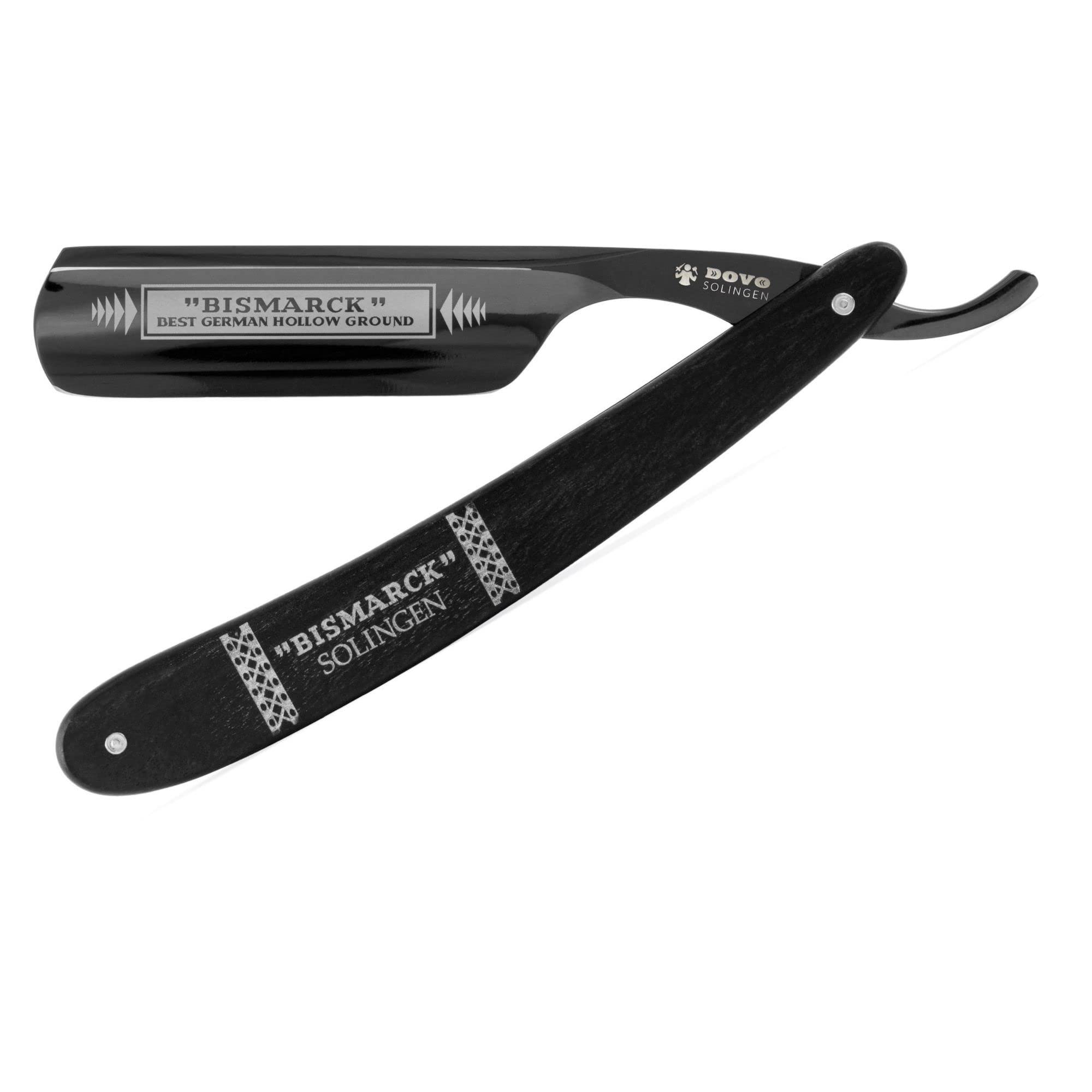 DOVO Dovo Straight Razor, Ebony, Shave Ready with Silver, 6/8, 1 ct.