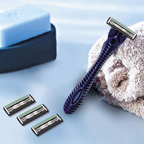 BIC BIC® Flex2™ Hybrid Disposable Razor, Blue, 10 Pack