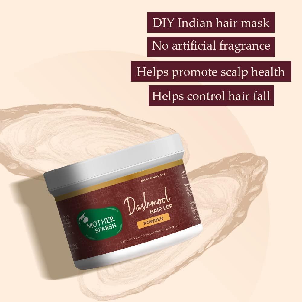 Nutranix Nutranix Dashmool Hair Lep Powder - Pre Shampoo Hair Mask | Made with Dashmool & Curry Leaves | Helps Control