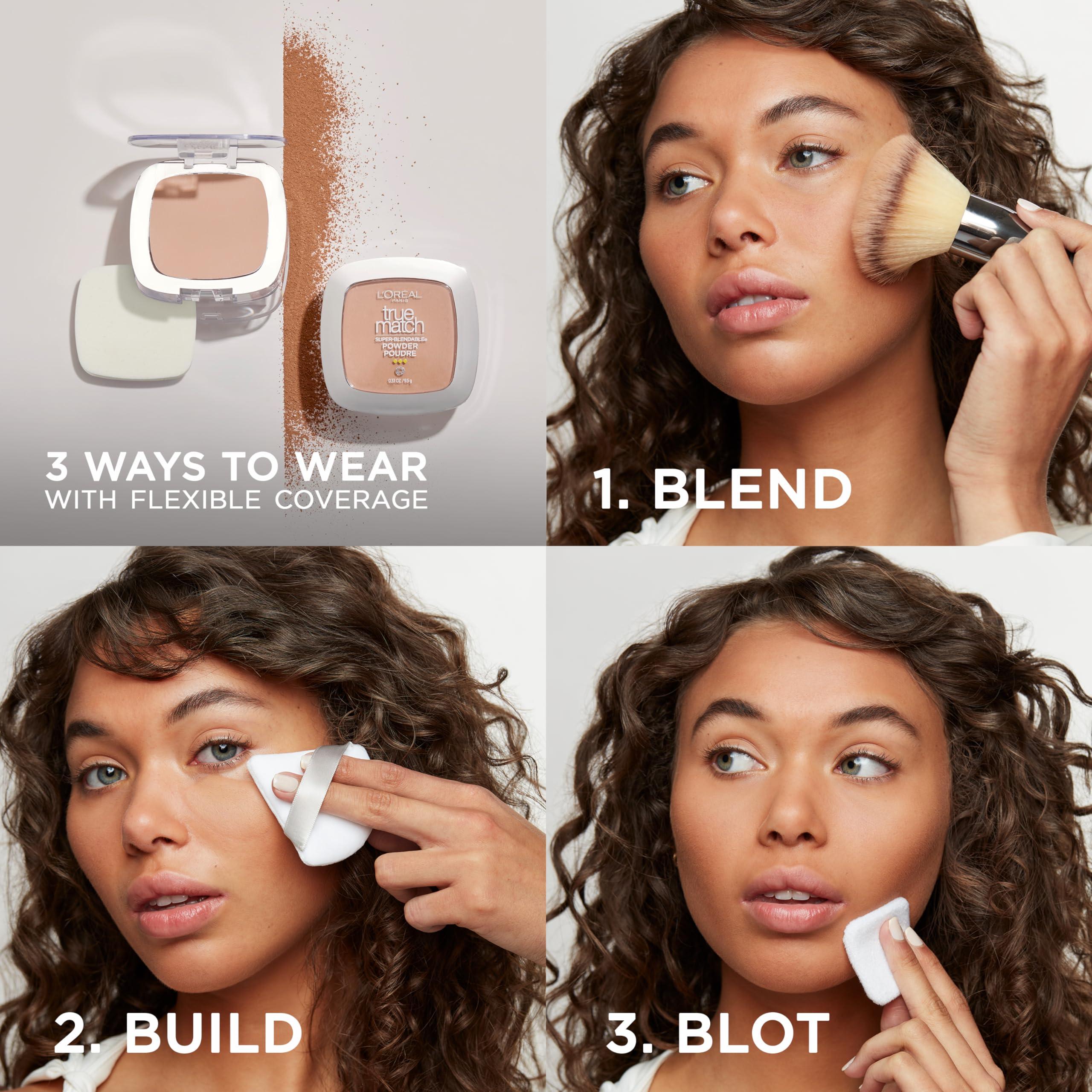 L'Oréal Paris L\'Oreal Paris True Match Super Blendable Oil Free Powder Foundation, C1 Light, 0.33 oz, Packaging May Vary
