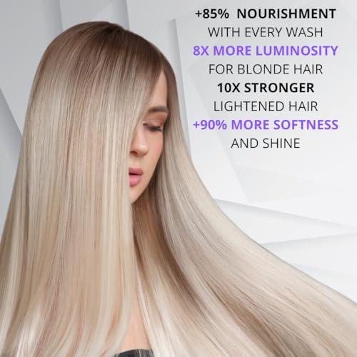 Elsa Rodriguez Elsa Rodriguez, vibrant blonde shampoo, best purple shampoo for blonde hair, purple shampoo for blondes highlights, shimmer lights shampoo, products for blonde beauty, free sulfate & parabens, 10 Oz