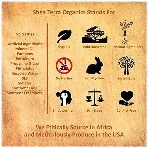 Shea Terra Organics Shea Terra Moroccan Argan Cold-Pressed Extra Virgin Oil | Nutrient-Rich, All Natural & Organic Oil with Anti-Aging Vitamin A and E to Increase Skin Elasticity for Dry, Mature Skin – 2 oz