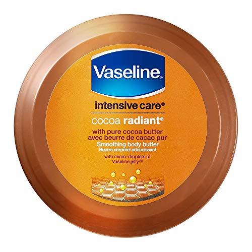 Vaseline Vaseline Intensive Care Cocoa Radiant Smoothing Body Butter with Pure Cocoa Butter NET WT. 8 OZ / 227g