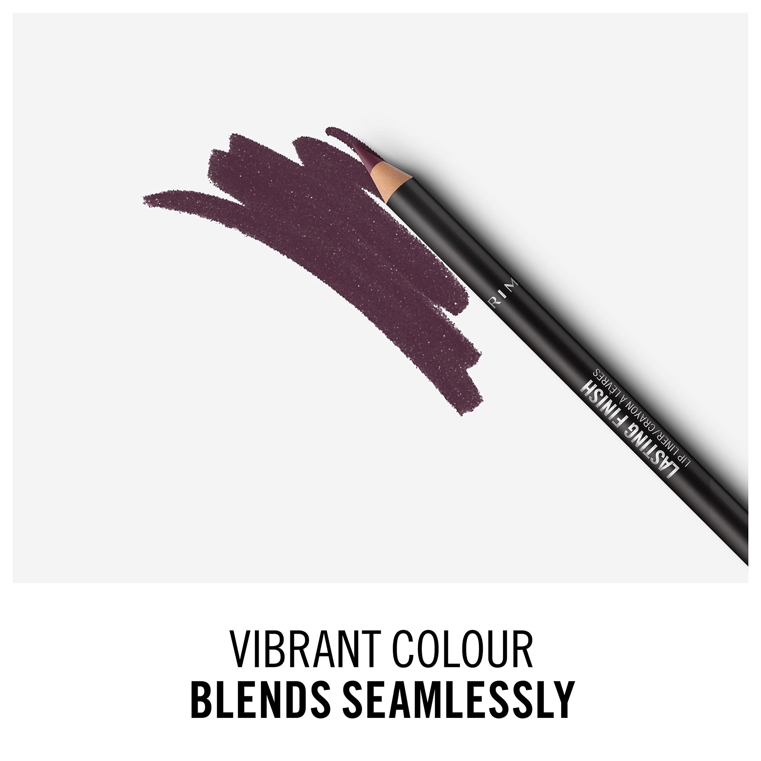 Rimmel Rimmel Lasting Finish 8HR Soft Lip Liner Pencil - Vibrant, Blendable Formula to Lock Lipstick in Place for 8 Hours - 850 Underground, .04oz