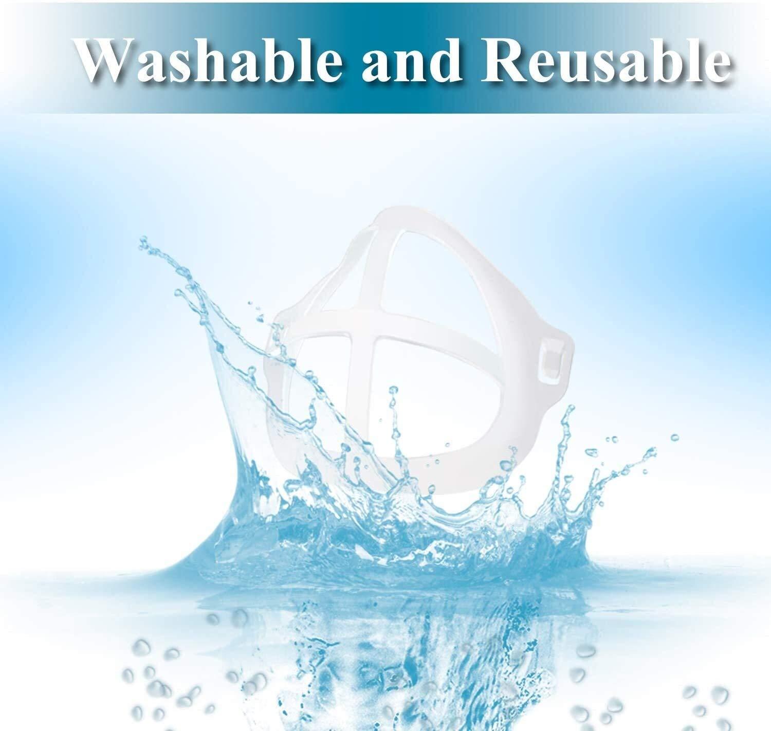 ACCROL ACCROL Pack of 10 3D Mask Holder Mask Holder, Mask Holder, Support Frame, Inner Cushion for Mask, Lipstick Protection Stand Face