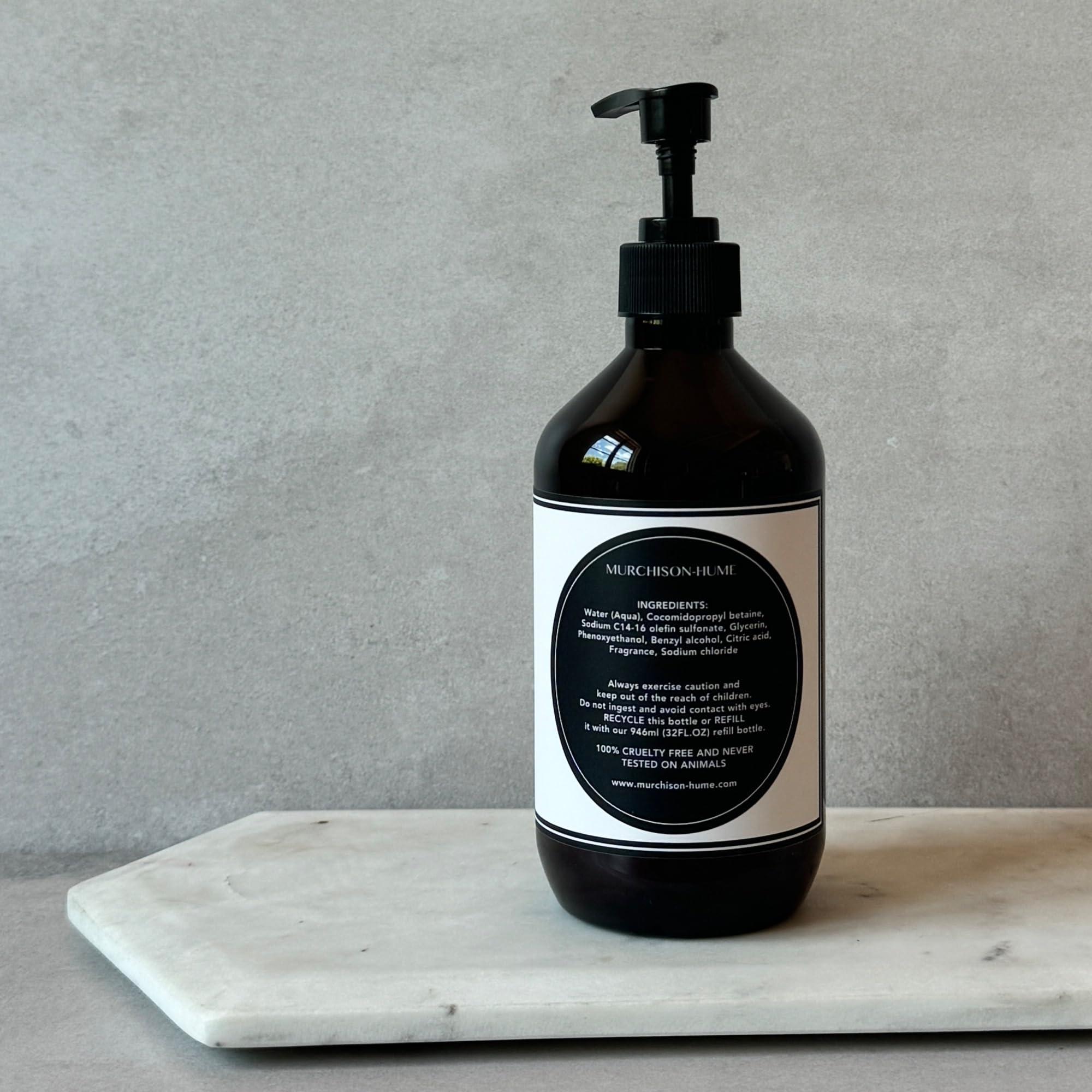 Murchison-Hume Murchison-Hume Luxury Vegan Hand Soap with Pump Dispenser, Moisturizing Hand Wash, SLS, Paraben & Cruelty-Free, 17oz (Original Fig)