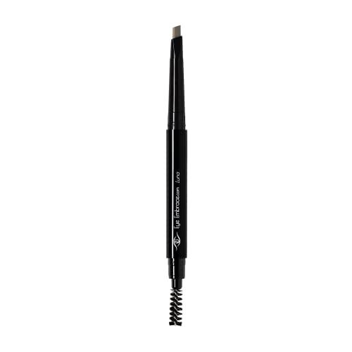 Eye Embrace Eye Embrace Luna: Light Brown-Gray Eyebrow Pencil Waterproof, Double-Ended Automatic Angled Tip & Spoolie Brush, Cruelty-Free