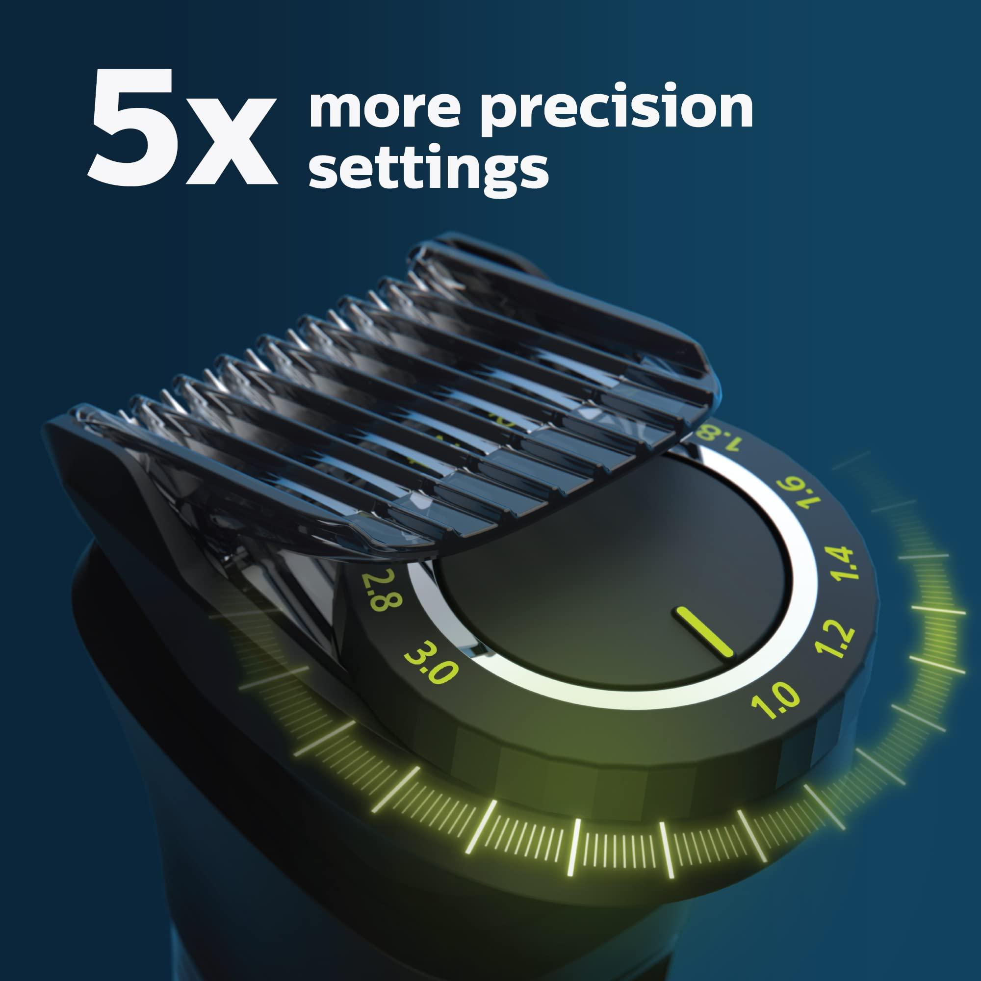 Philips Norelco Philips Norelco Multigroom 7000 Series, All-in-One Trimmer, Beard Trimmer and Hair Clipper, 19-Piece Men\'s Grooming Kit for Beard, Head, Hair, Body, and Face, Soft Pouch, MG7910/49