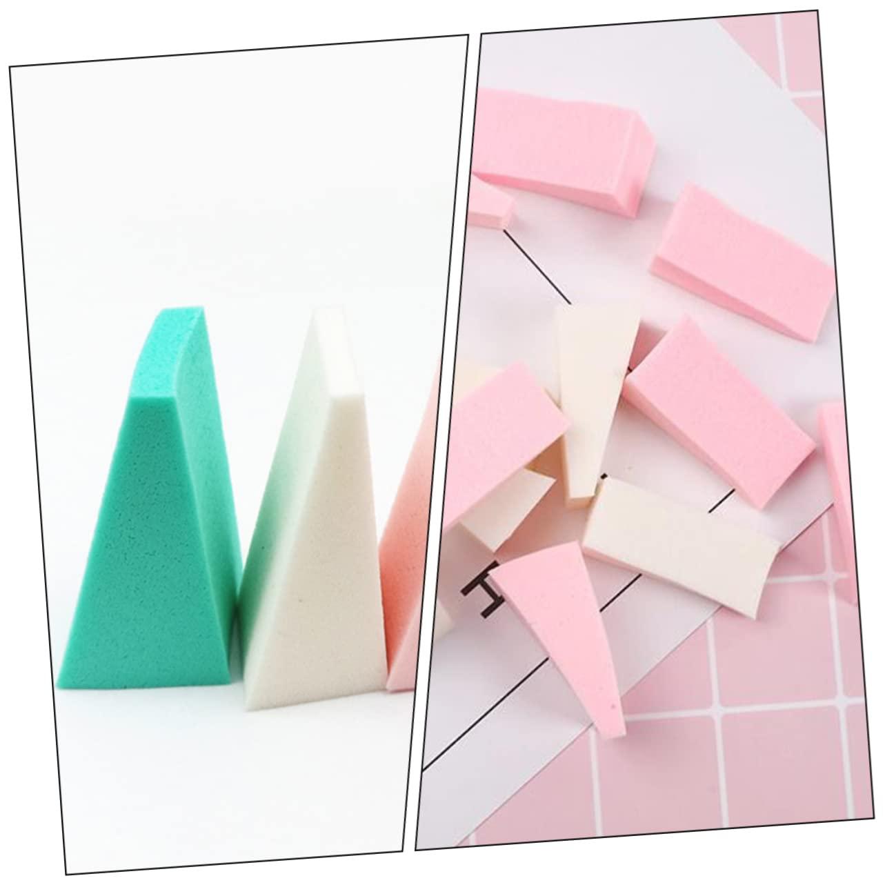 Mipcase Mipcase 60 Pcs Small Cosmetic Sponges Makeup Remover Sponge Puff Cosmetic Bags for Women Face Makeup Sponge with Holder Balm Makeup Brushes Perfume Makeup Minis Makeup Brush Cleaner Mat