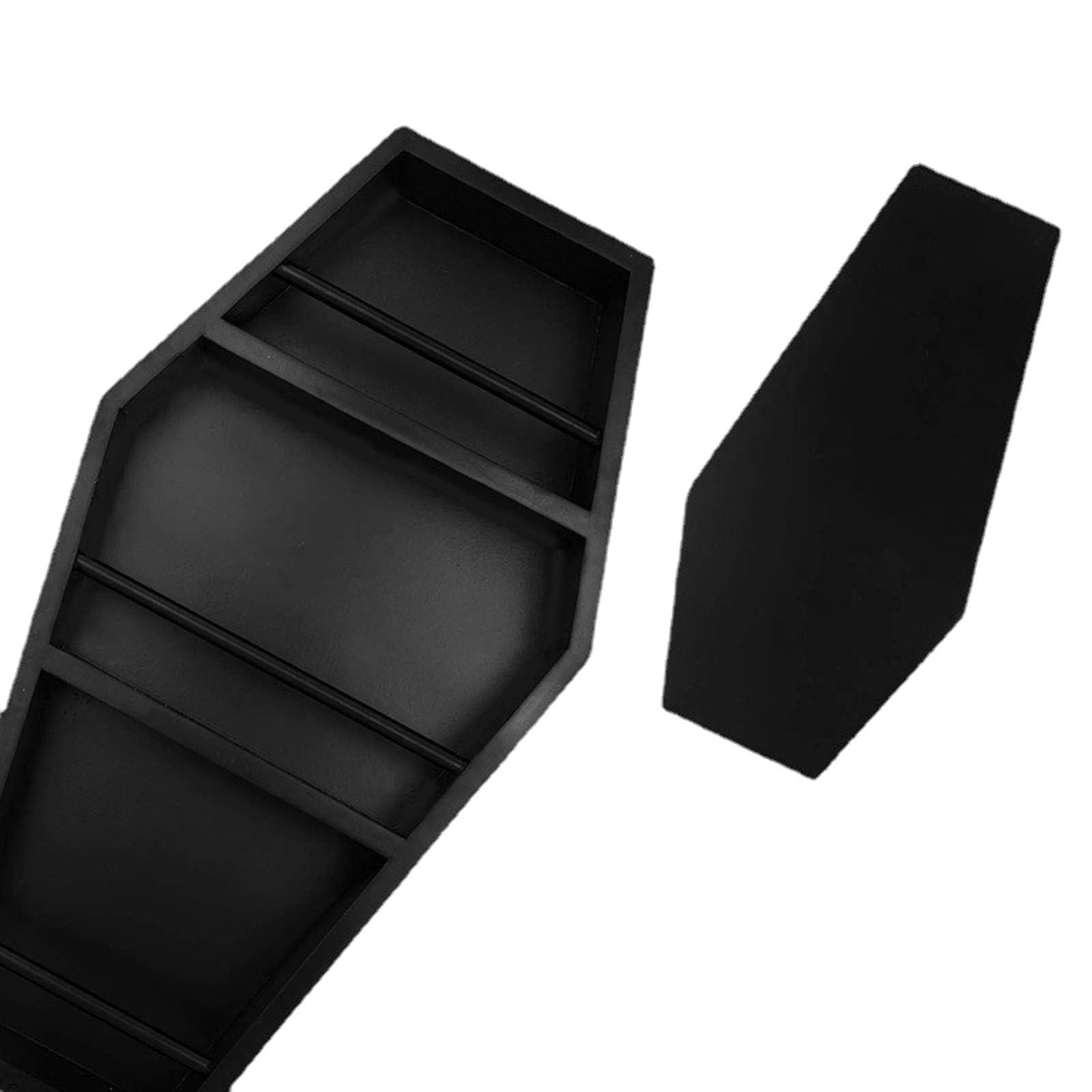 XWXLIJV XWXLIJV Wall Mounted Cosmetic Storage Rack Cosmetic Display Case with 2 Makeup Brush Storage Box Black Makeup Organizer for Bathroom