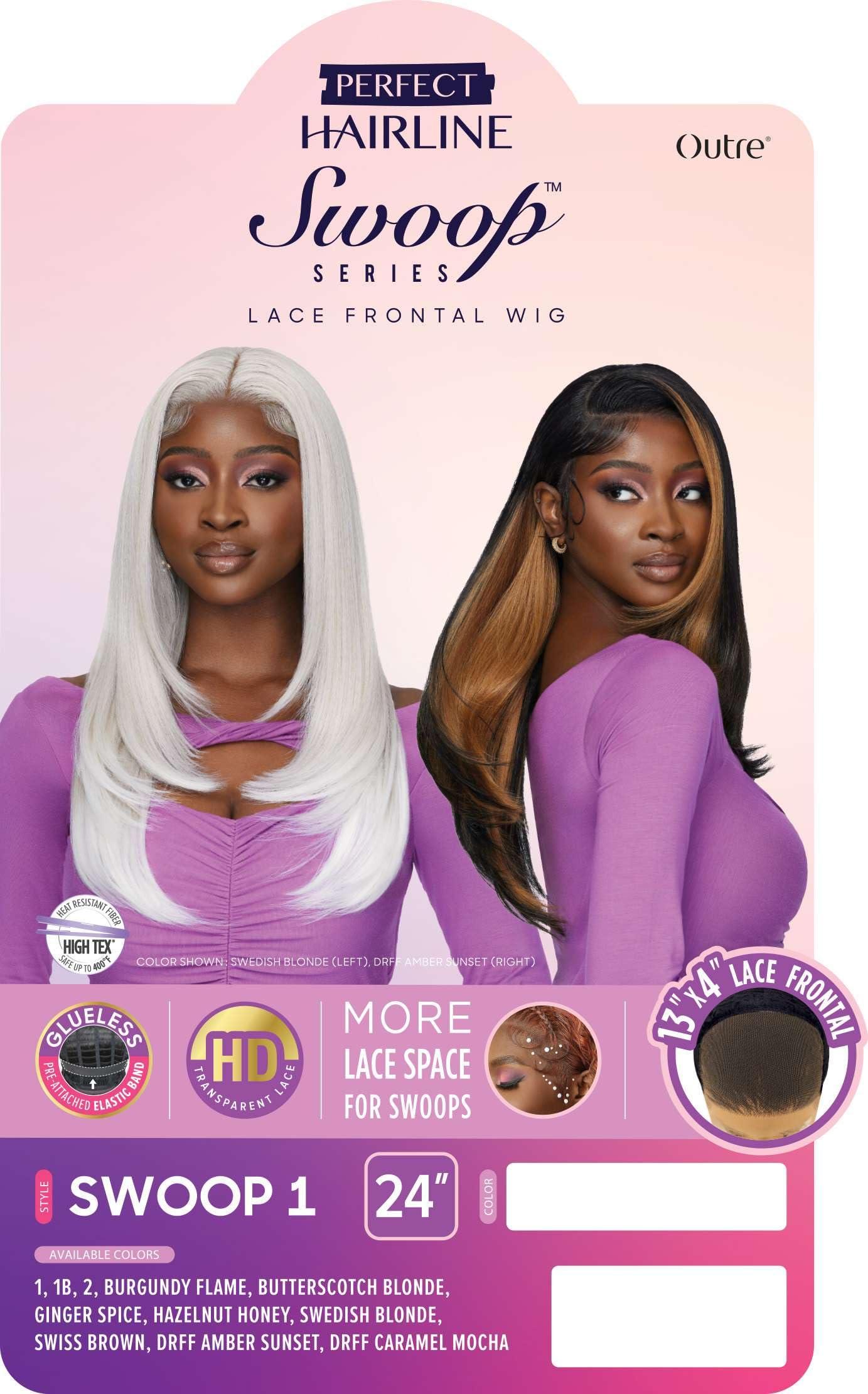 Outre Outre Lace Front Wig - Perfect Hair Line 13X4 - Swoop Series - Swoop 1 (GINGER SPICE)