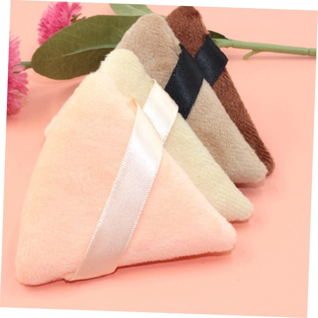 Ipetboom Ipetboom 8 Pcs Triangle Puff for Body Powder Baking Pads for Makeup Tart Make up Makeup Sponge Round Flat Powder Puff Triangle Make up Sponge Pure Cotton