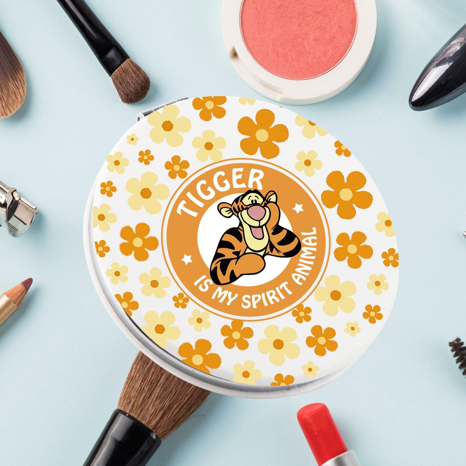 SEIRAA SEIRAA Tigger Pocket Mirror Tigger Gifts Tigger Compact Mirror Tigger is My Spirit Animal Tigger Merchandise (Tiger)