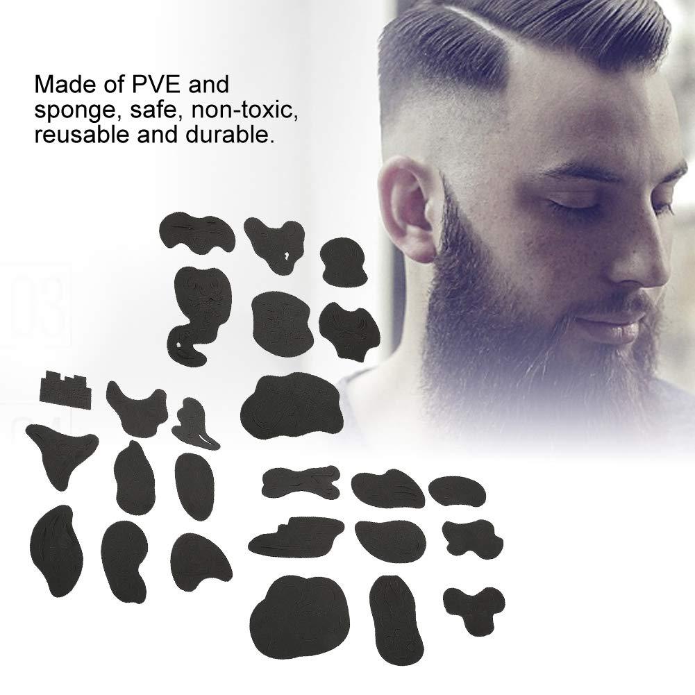 Salmue Salmue Tattoo Patterns Salon Barber Tools,Hair Tattoo Template Hair Carved 25 /Set Hair Trimmer Carved Tattoos Patterns Stencil DIY Salon Barber Tools for Men or Women