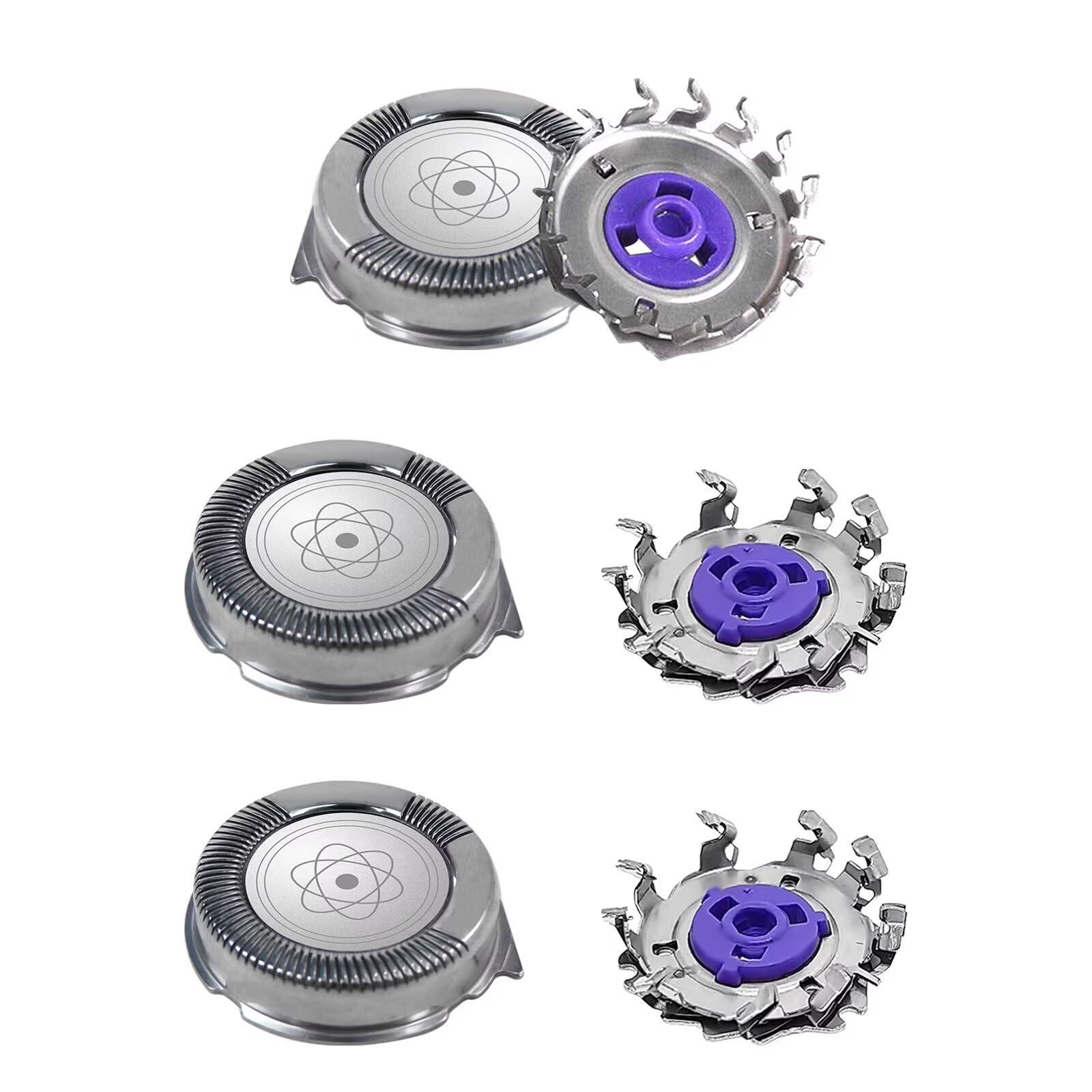 WGL 3Pcs SH50/52 HQ8 HQ9 Replacement Shaver Heads for ALL Norelco Spectra: 8825XL, 8831XL, 8845XL, 8846XL, 8865XL, 8867XL, 8880XL, 8881XL, 8883XL, 8890XL, 8891XL, 8892XL, 8894XL, 8895XL