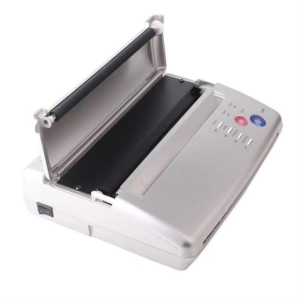JHTIFRDY JHTIFRDY Tattoo Transfer Stencil Machine for Tattoo Transfer Temporary and Permanent Tattoos Professional A5 A4 Tattoo Transfer Copier, Thermal Stencil Paper Printer(Sliver)