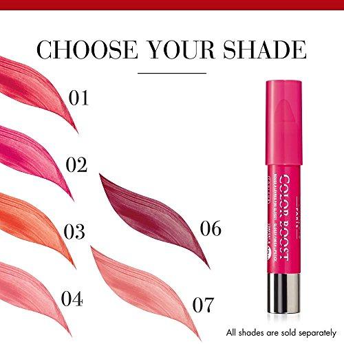 Bourjois Bourjois Color Boost Lip Stick Crayon SPF 15 Waterproof for Women, # 02 Fuchsia Libre, 0.1 Ounce