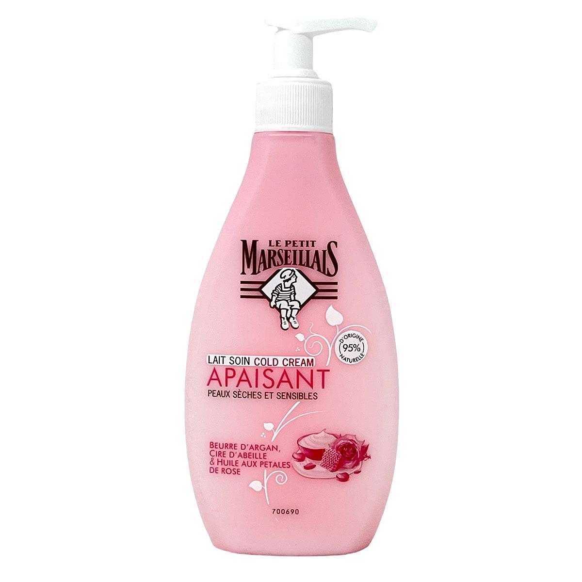 Le Petit Marseillais Le Petit Marseillais Milk Cold Cream Argan Butter Beeswax/Rose Petal Oil 250 ml