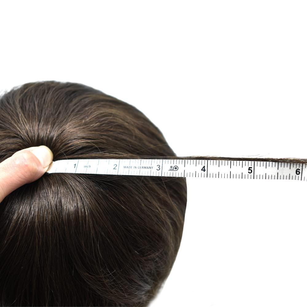 Hair Wonders Full Swiss Lace Mens Hair System Human Hair Mens Toupee Hair Pieces For Men Hair Toupee For Men Hair Replacement System For Men7x9 light to Medium density2# DARKEST BROWN