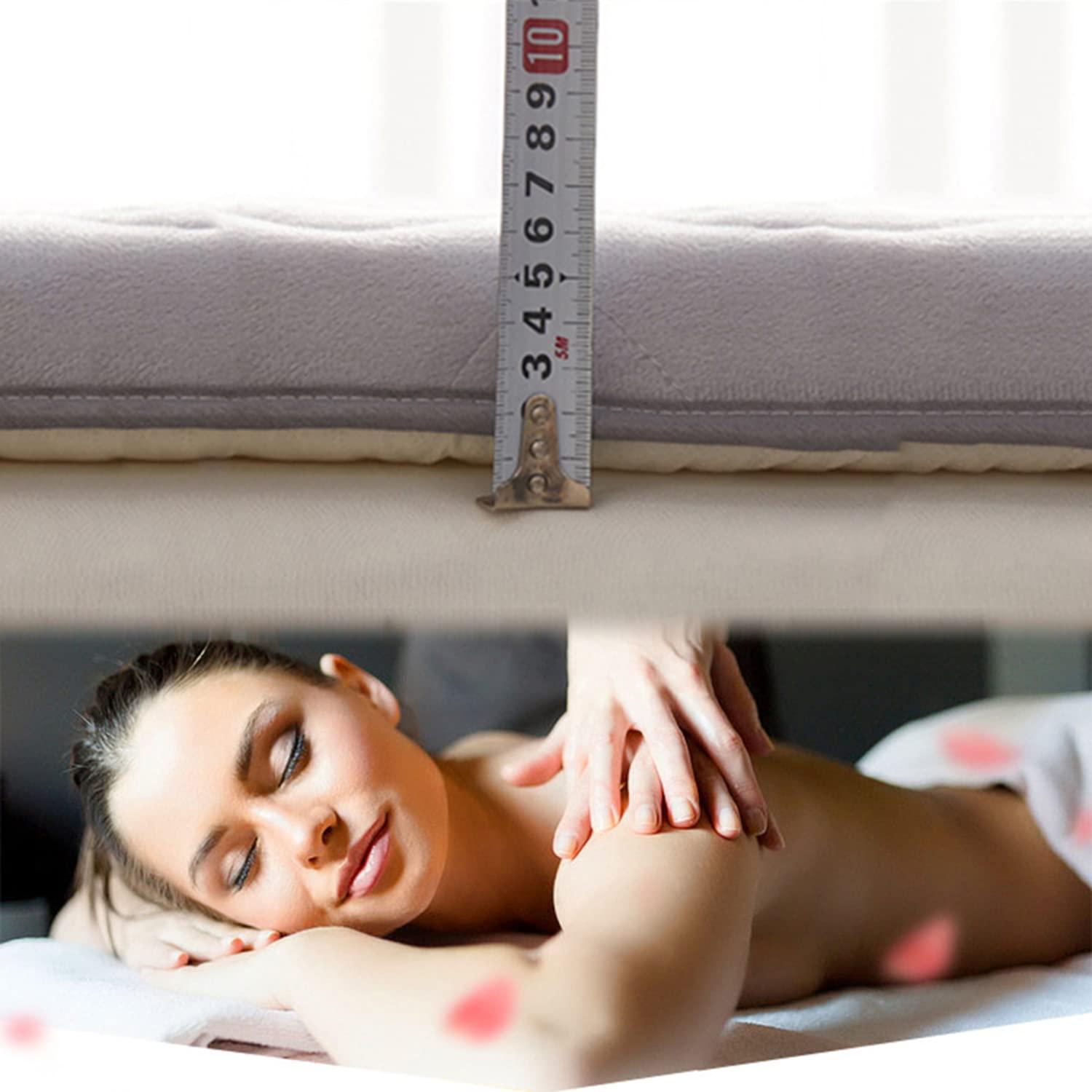 NinthAvenue Basics 3cm/6cm Thickness Lash Bed Topper Memory Foam Mattress Topper for Massage Bed Facial Massage Table Bed Cover Mattress Pad with Breath Hole and Round/Trapezoidal Head,Grey t,70x190cm 6cm