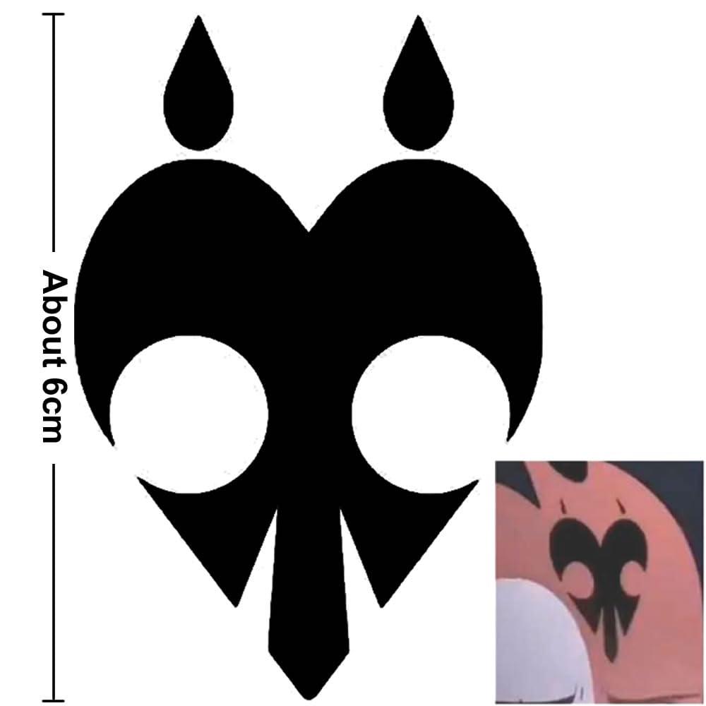 SZMLJH SZMLJH Blitzo Tattoo Anime Blitzo Cosplay Temporary Tattoo Sticker Costume Prop Accessories (9538-6pcs)