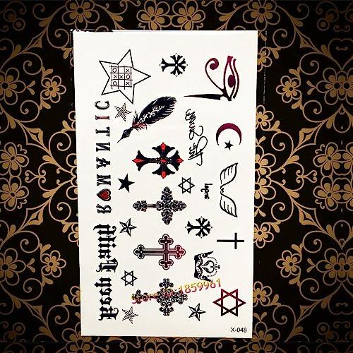 Generic Hot Popular Flash Temporary Tattoo Stickers/Neck Shoulder Makeup Tattoo / Yf087 King Queen Crown Waterproof Tattoos For Women