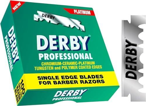 Derby Derby Professional Single Edge Razor Blades, 100 Count