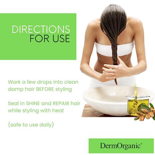 DermOrganic DermOrganic Organic Argan Oil - LEAVE IN TREATMENT 4 oz (1 PACK)
