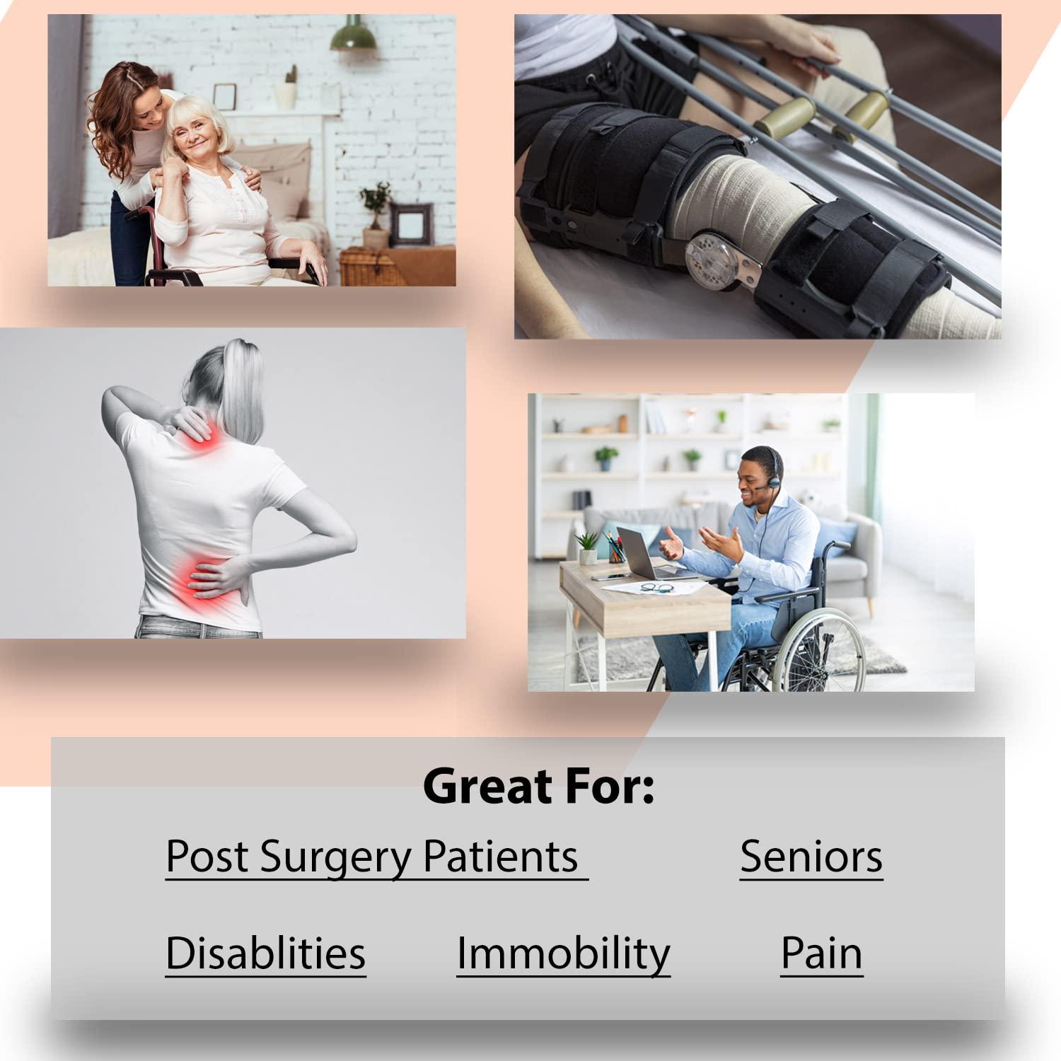 Payne Free Products Long Handled Toenail Clippers for Seniors Thick Toenails - Extended Nail Clippers for Seniors - Extension Trimmer for Elderly Ingrown Handicap - Toe Nail Clippers Adult Thick Nails (Silver (4mm))