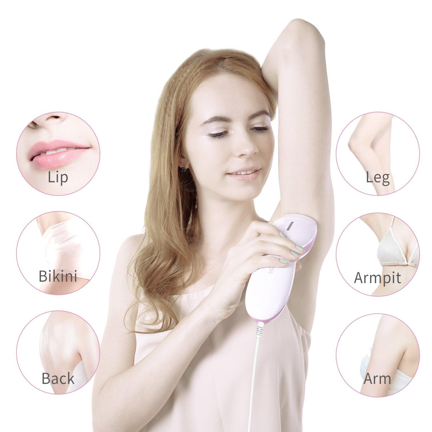 DEESS DEESS IPL Hair Removal Device, GP589 Unlimited Flashes Laser Hair Removal for Women & Men, Long-Lasting Result & Safe, At-Home Hair Remover System for Face, Bikini Line, Whole Body