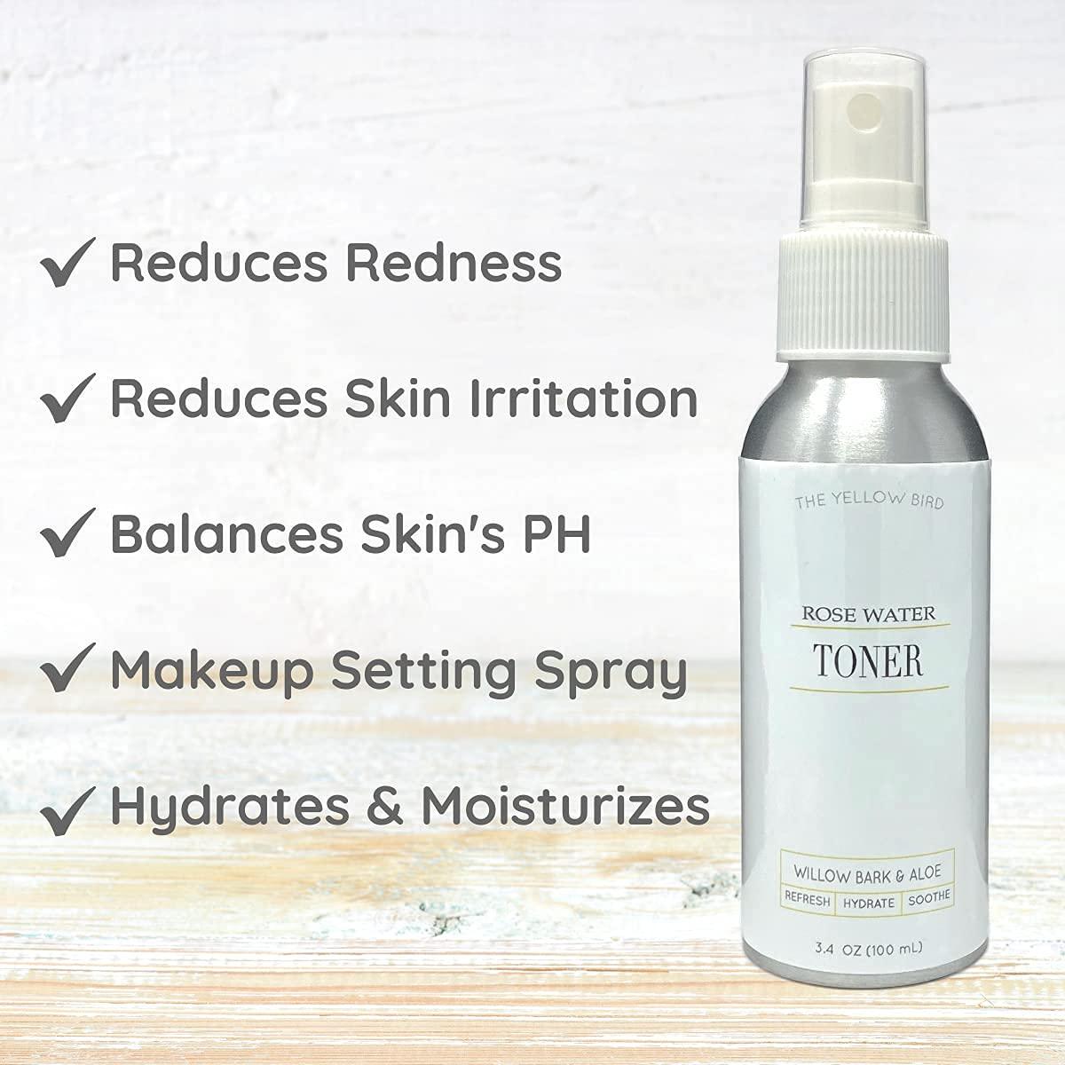 The Yellow Bird The Yellow Bird Dead Sea Mud Exfoliating Charcoal Soap & Rose Water Toner