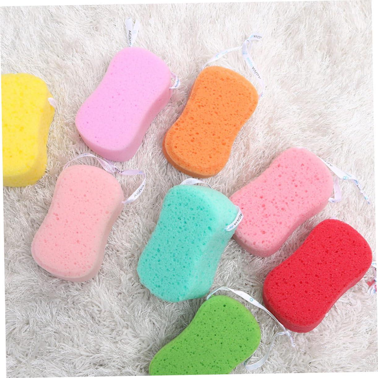 Hemoton Hemoton 5pcs Bath Sponge Decontamination Sponge Car Bath Scrub Shower Sink Sponge Holder Clean Sponge Face Erasers Facial Cleansing Sponge Large Sponge Body Kit Algae Sponge