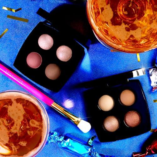 LAURA GELLER NEW YORK LAURA GELLER NEW YORK Baked Eyeshadow Quad, Tropic Hues | Crease & Smudge Proof | 4 Pigmented Eyeshadows Blendable Natural Look