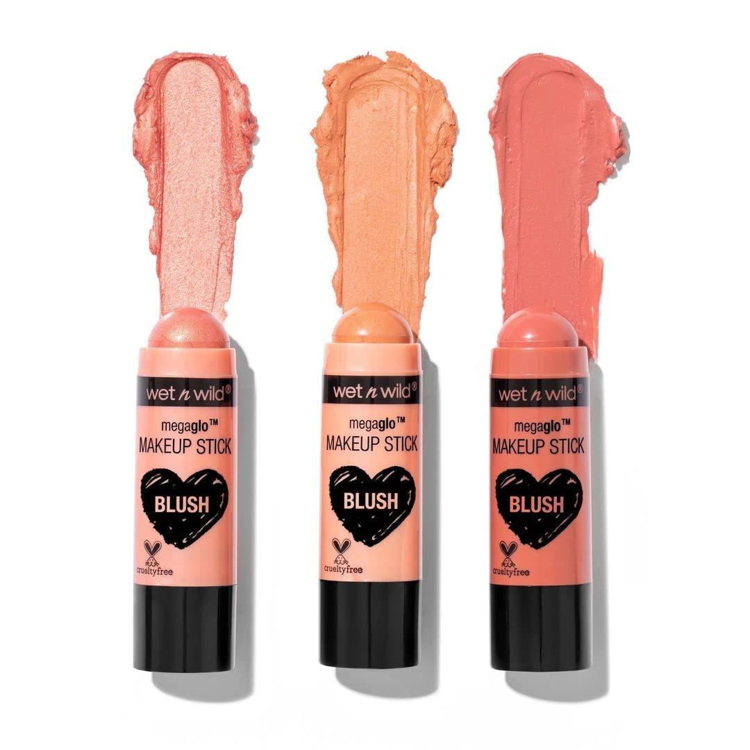wet n wild Wet n Wild MegaGlo Makeup Stick Conceal and Contour Neutral Follow Your Bisque & Contour Stick, Nude For Thought & Makeup Stick Conceal and Contour Blush Pink Floral Majority