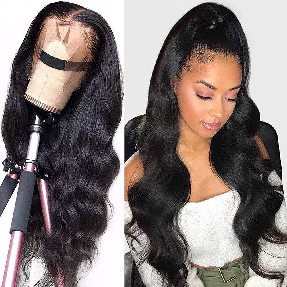 Mrisata Mrisata 28 Inch Lace Front Wigs Human Hair Lace Front Wigs Human Hair Pre Plucked Glueless Wigs Glueless Lace Frontal Wigs Human Hair 150% Density Lace Front Wigs Human Hair with Baby Hair