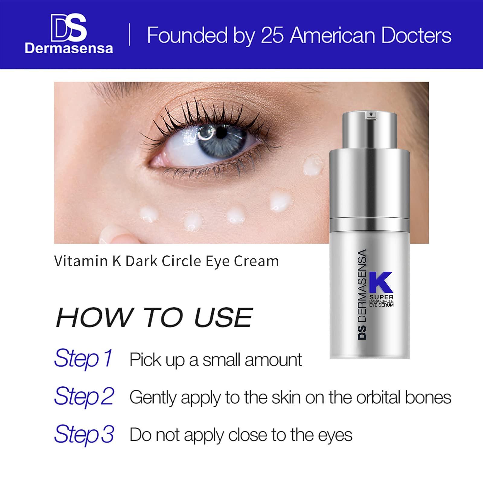 DS Dermasensa DS Dermasensa, Vitamin K Super Eye Cream, 0.5 Fl Oz.