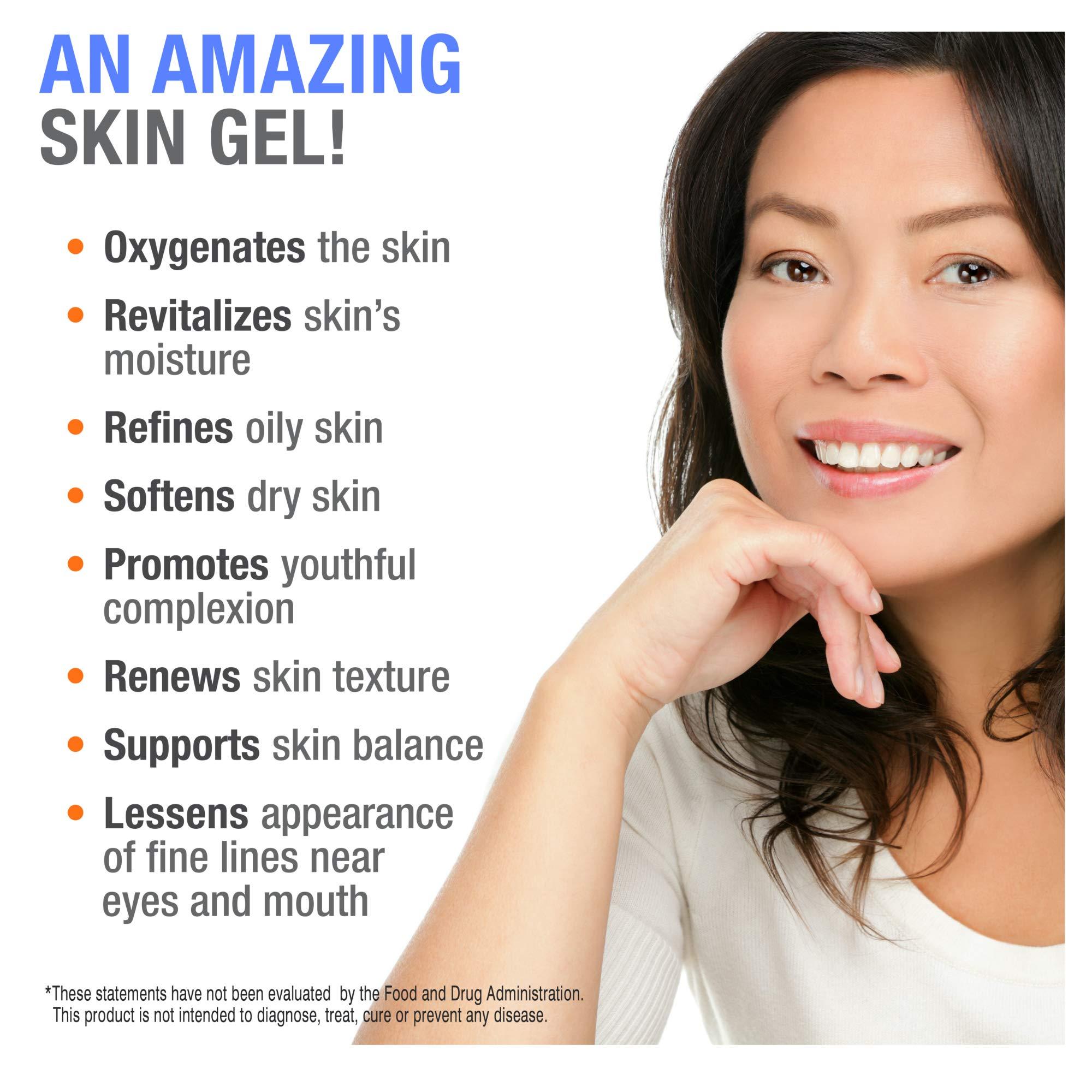 Cellfood Cellfood Oxygen Gel - 2 fl oz, Pack of 3 - Tightening and Firming Face Moisturizer - Aloe Vera, Lavender Blossom Extract, Glycerine - Hypoallergenic, Non-GMO