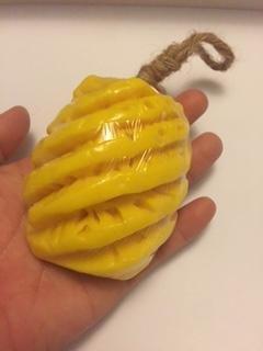 thai Handmade Fruit Shape Soap Natural Thai Spa Bath Body - Pineapple