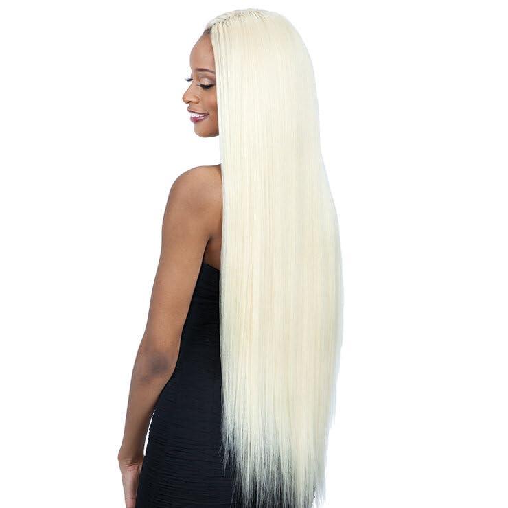 Organique Mastermix Organique Mastermix STRAIGHT 30\" - Shake-N-Go Synthetic Bundle Weave (1Pack, ASHBLONDE)