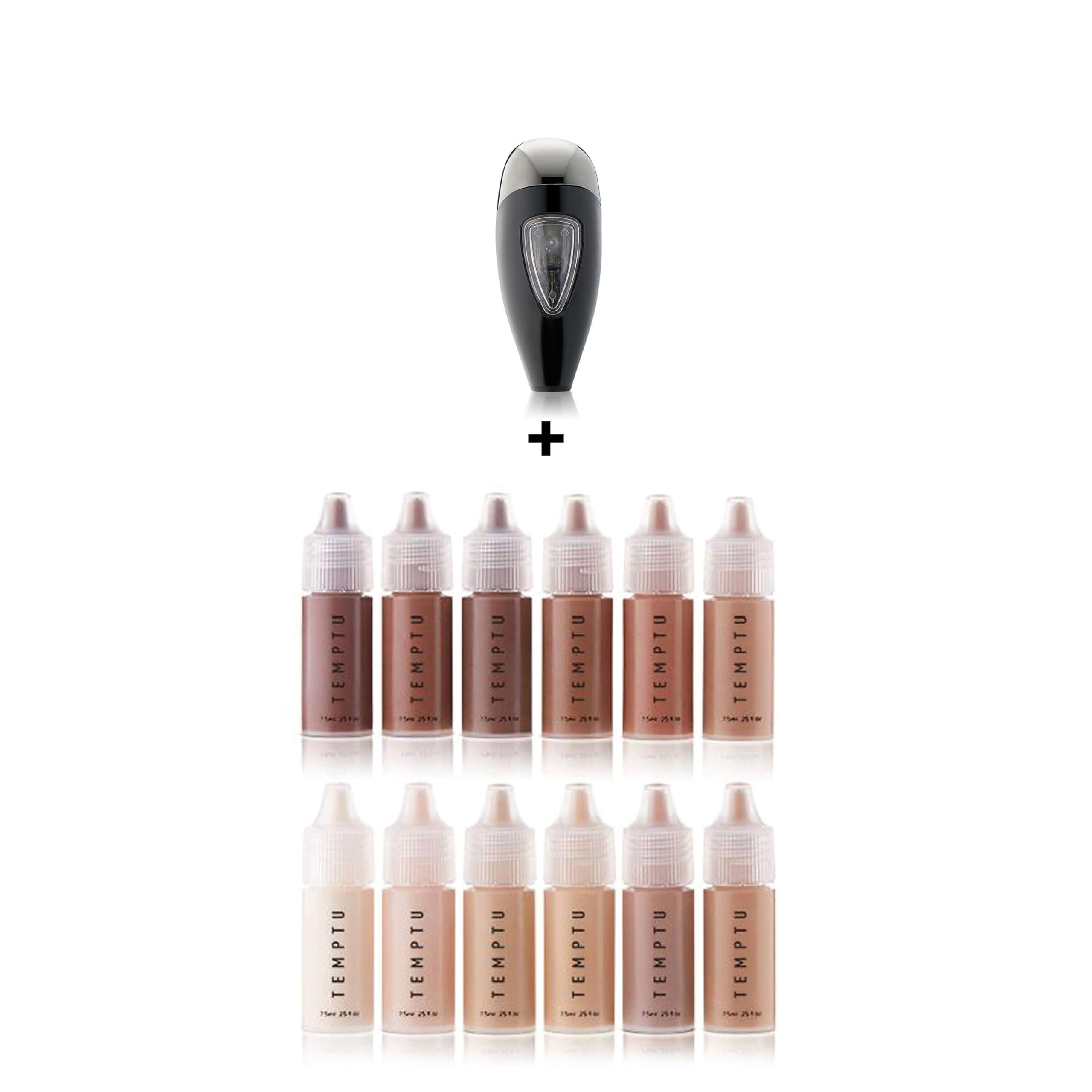 Temptu TEMPTU S/B Foundation 12 Piece Starter Set & Airpod Pro Cartridge Bundle