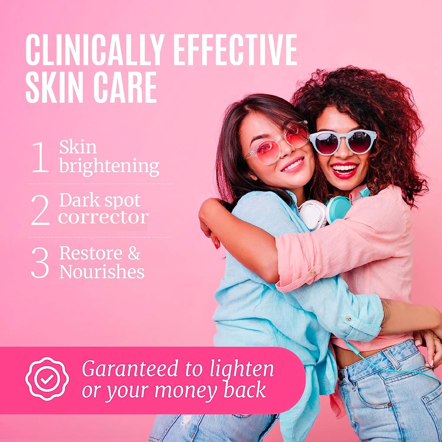 Divine Derriere Intimate Skin Lightening Gel for Body and Bikini Area & Ingrown Hair Eliminator Serum Provides the Most Effective Combination For Fading Dark Spots & Removing Ingrown Hairs