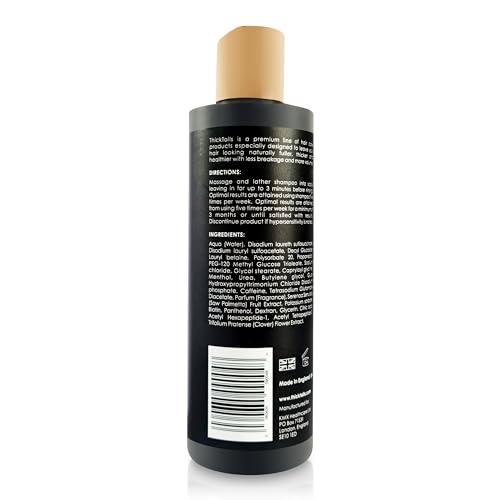 ThickTails ThickTails Stimulating Hair Growth Shampoo for Women | Sulphate-Free Caffeine & Biotin Formula | Encourages Fuller-Looking Hair | Supports Scalp Health | Colour-Safe & Hydrating