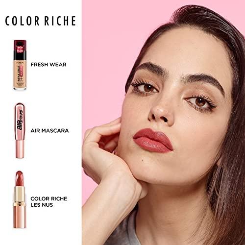 L’Oréal Paris L’Oreal Paris Color Riche Les Nus Satin lipstick, 183 Exuberant, long-lasting and nourishing, enriched with Argan Oil and Vitamin E
